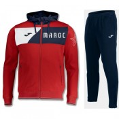 Survetement Football Maroc 2018/2019 Capuche Homme Rouge Vendre France