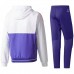 Collection Survetement Football OM Marseille Ligue Des Champions 2017/2018 Capuche Homme Mauve Soldes