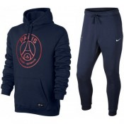 Survetement Football PSG Paris Saint Germain 2017/2018 Capuche Homme Marine Paris Boutique