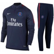 Survetement Football PSG Paris Saint Germain 2017/2018 Homme Marine-2 en Promo