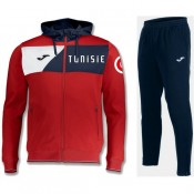 Survetement Football Tunisie 2018/2019 Capuche Homme Rouge Boutique