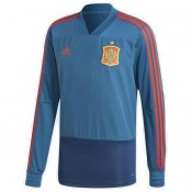 Nouvelle Collection Sweat Foot Espagne 2018/2019 Coupe du Monde Homme Bleu