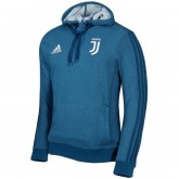 France Sweat Foot Juventus 2017/2018 Capuche Homme Bleu