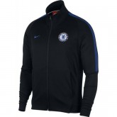 Veste Foot Chelsea 2017/2018 Homme Noir-Bleu Soldes France