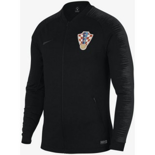 Nouveau Veste Foot Croatie 2018/2019 Coupe du Monde Homme Noir