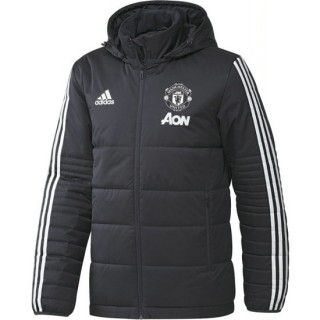 Veste Foot Doudoune Manchester United 2017/2018 Capuche Homme Gris-F Rabais prix