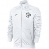 Vente Privee Veste Foot Manchester City 2017/2018 Homme Blanc