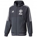 Veste Foot Manchester United 2017/2018 Capuche Homme Noir Soldes France