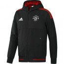 Veste Foot Manchester United Ligue Des Champions 2017/2018 Capuche Homme Noir Vendre Alsace