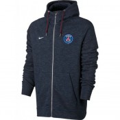 FR Veste Foot PSG Paris Saint Germain 2017/2018 Capuche Homme Bleu