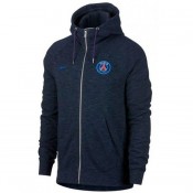 Veste Foot PSG Paris Saint Germain 2017/2018 Capuche Homme Marine Remise Nice