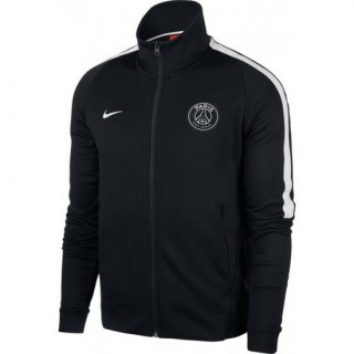 La Collection 2018 Veste Foot PSG Paris Saint Germain 2017/2018 Homme Noir