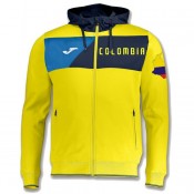 Veste Survetement Colombie 2018/2019 Capuche Homme Jaune Lyon