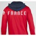 Veste Survetement Equipe de France 2018/2019 Capuche Homme Rouge Officiel