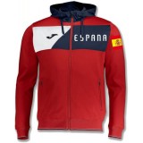 Solde Veste Survetement Espagne 2018/2019 Capuche Homme Rouge